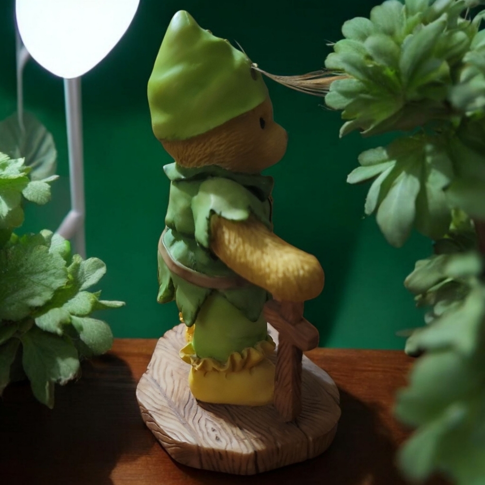 Vtg 97 Cherished Teddies Brett Neverland #302457 Peter Pan Tinkerbell Fantasy - Picture 6 of 9